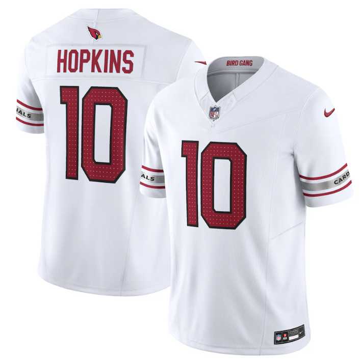 Men & Women & Youth Arizona Cardinals #10 DeAndre Hopkins White Vapor Untouchable F.U.S.E. Limited Stitched Football Jersey
